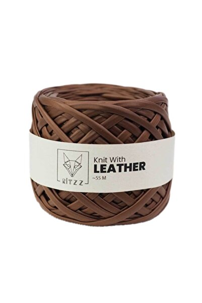 Ritzz Καφέ Δερμάτινο Κορδόνι Δερμάτινο