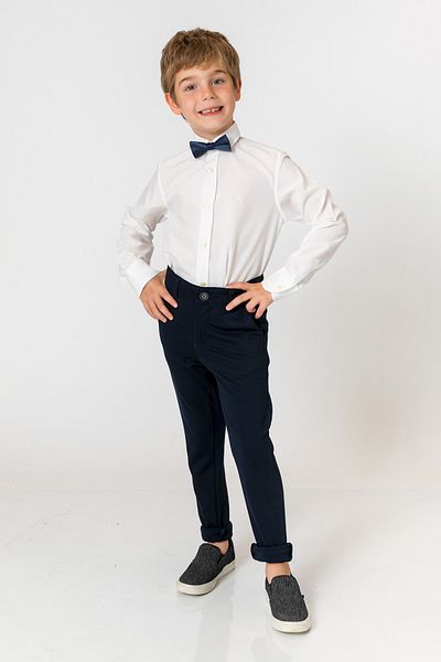 incity Boy's Navy Blue Trousers