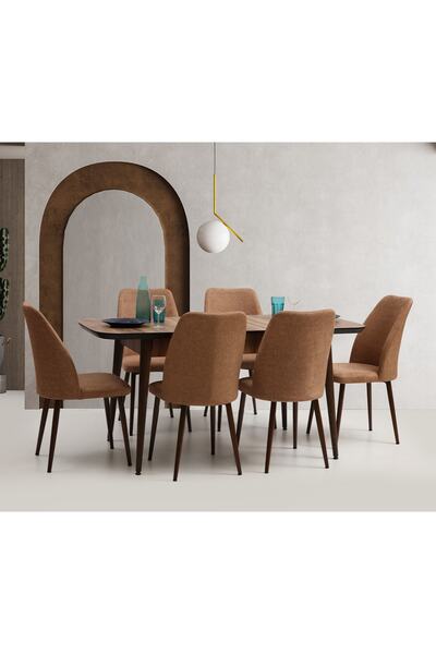 Eymense Canyon 6 Sandalyeli Mutfak Masa Takımı