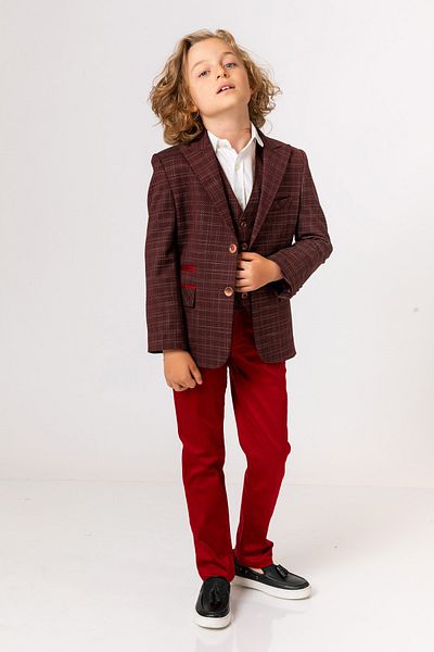 incity Boy's Claret Red Jacket