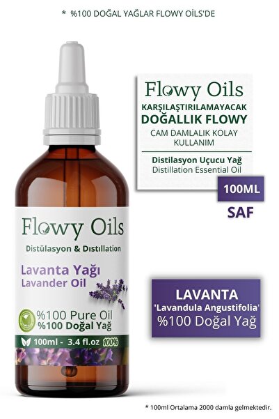 Celenzea Lavanta Yağı %100 Doğal Bitkisel Uçucu Yağ Lavender Oil100ml