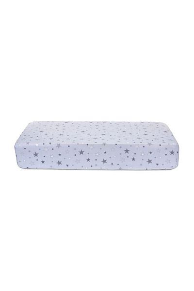 BabyMeva Βρεφικό σεντόνι Baby Meva Blue Star