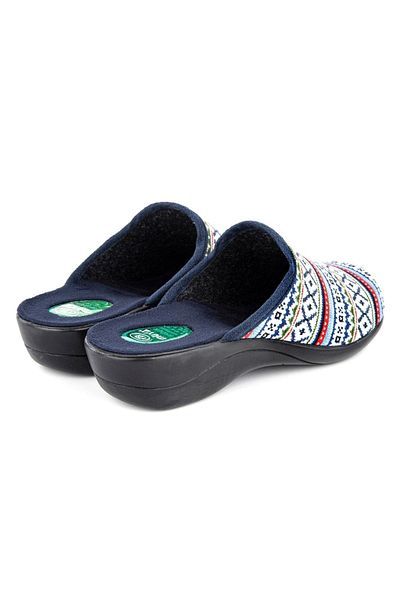 Muya Zip Anatomical Sole Gel Supported Women's Indoor Winter House Slippers