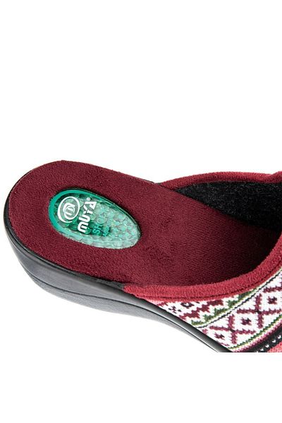 Muya Zip Anatomical Sole Gel Supported Women's Indoor Winter House Slippers