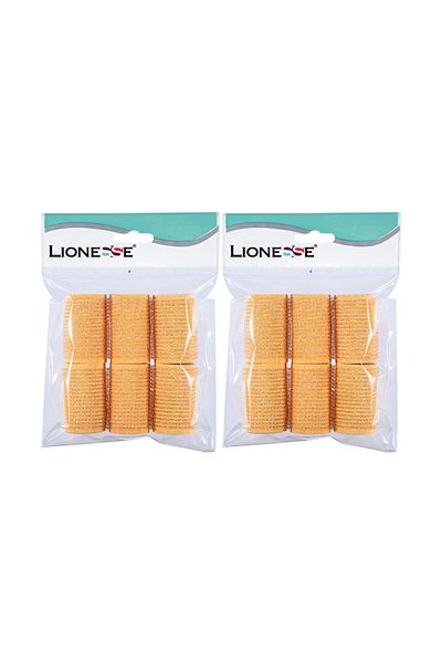 Lionesse Curler 1112 Sponge Orange 6 Pack 2 Pieces