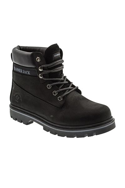 Hammer Jack Ανδρικές μπότες Hammerjack 16600-m Black Crazy