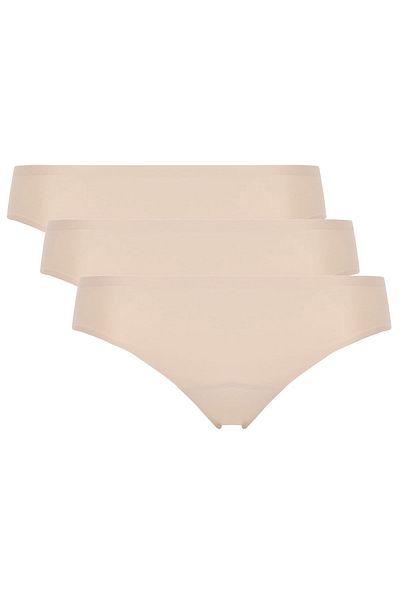 Chantelle Damen Slips, 3er Pack - SoftStretch, nahtlos, unsichtbar, Einheitsgröße 36-44