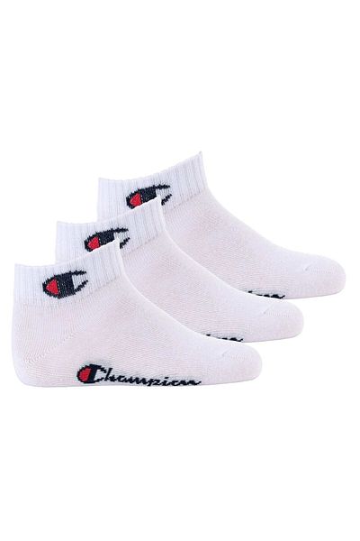 Champion Kinder-Socken, 3er-Pack – Viertel, einfarbig