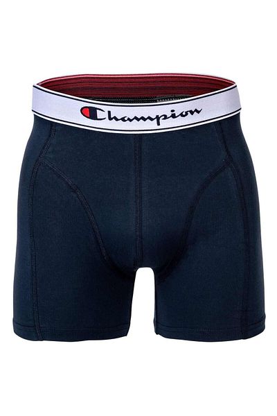 Champion Herren Boxerky, 2 balení - Baumwolle, Logobund, einfarbig