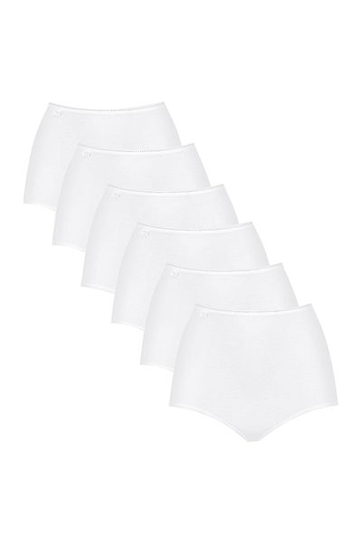 SLOGGI Damen Slip Maxi, 6er Pack - 24/7 Mikrofaser, einfarbig