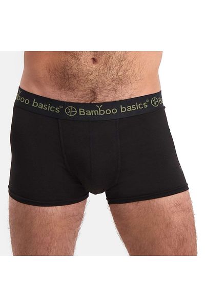 Bamboo Basics Herren Boxershorts, 3er-Pack – LIAM Trunks, atmungsaktiv, Jersey