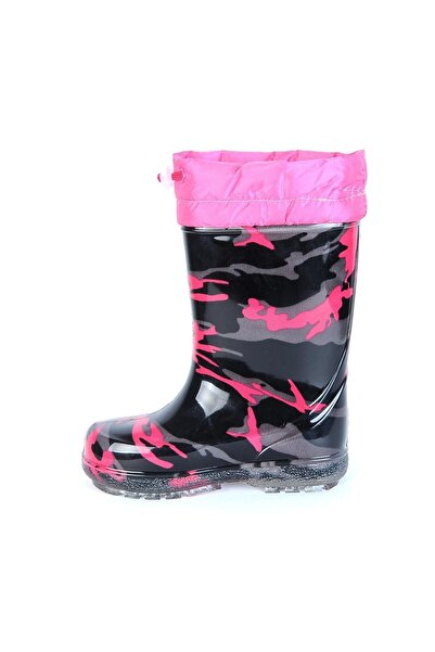 Ayakcenter Serabian Pf-580 Syh-fuchsia Furry Girl's Boots and Boots