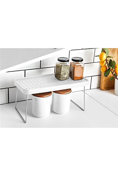 Mutfak Köşesi Dolap Içi Katlanabilir Raf Düzenleyici, Tezgah Üstü Raf Düzenle...