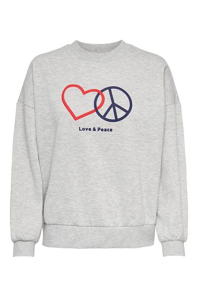 ONLY Women's Crew Neck Sweatshirt Onllulu Love Box Swt 15279830