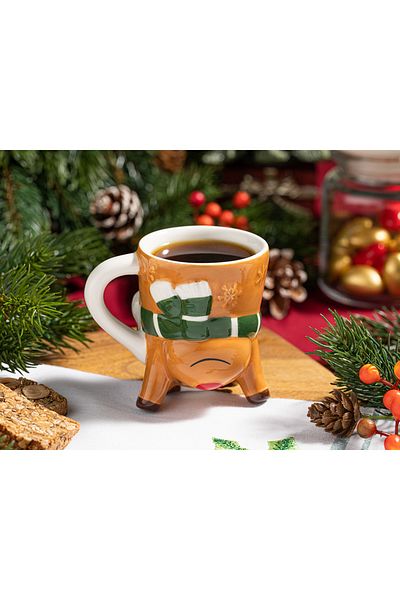 English Home 70ml Brown Baby Deer Dolomite Mug