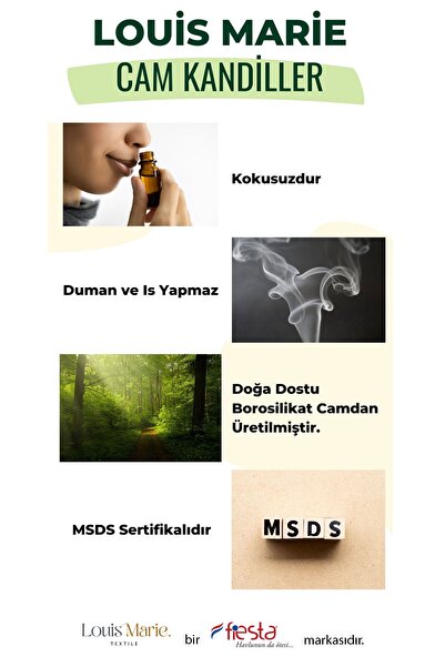 Louis Marie | Kandil Yağı | Likid Parafin | 250 Ml | Buz Mavisi