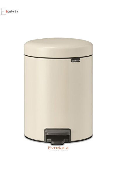 Brabantia Evrekala Shop Çöp Kutusu 5 Litre Yeni Bej Rengi Çöp Kova
