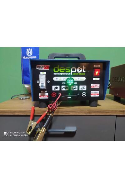 despot Akü Şarj Cihazı Dijital Ampermetreli 20 Amp