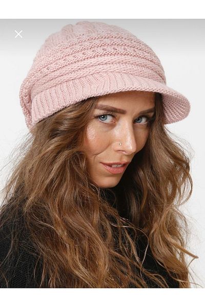 FATELLA Peaked Lined Knitwear Knitted Beret
