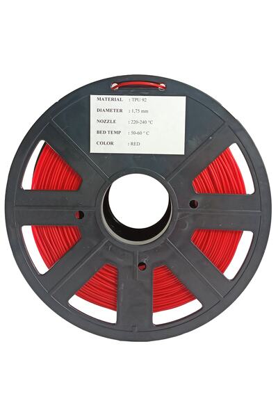 SAVA 95A Standart Tpu Flex Esnek Filament - Kırmızı