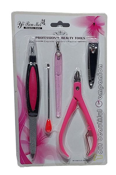 Alsun 5 Piece Manicure Pedicure Beauty Set