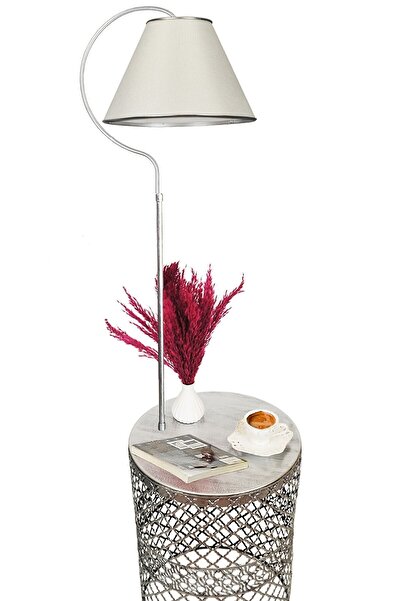 MG HOME Tasarım Sehpalı Lambader Modern Lambader Köşe Aydınlatma