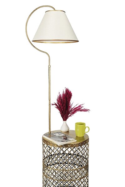 MG HOME Tasarım Sehpalı Lambader Modern Lambader Köşe Aydınlatma