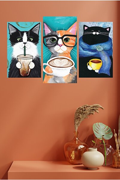 Cadran 3 Parçalı Mdf Tablo