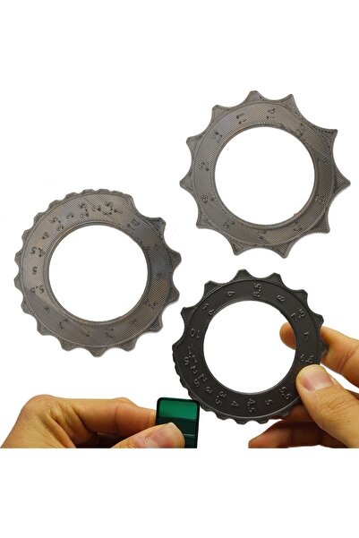 BİRRDESİGN Köşe (radius) Ölçüm Çemberi, Mühendislik Kumpas Tartı Ölçü Metre