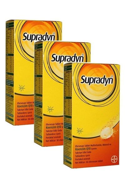 Supradyn Effervescent - 30 Tablets 3 Pack