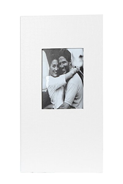 Genel Markalar 300lük 10x15cm Aile Albümü - Deri Kaplı Foto Album 300lu Beyaz