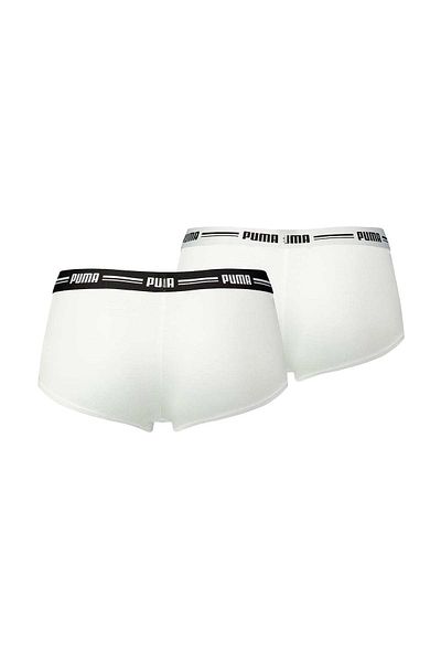 Puma Mini-Shorts für Damen – ikonischer, weicher Baumwoll-Modal-Stretch, 2er-Pack