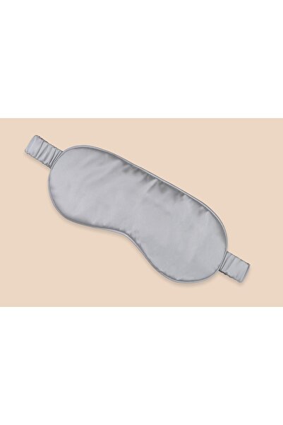 The 10pm %100 Ipek Uyku Maskesi City-Gümüş