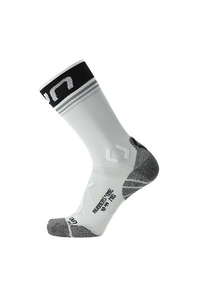 UYN Damen Laufsocken - One Mid Socks, Crew Socken, Polyamid, Logo