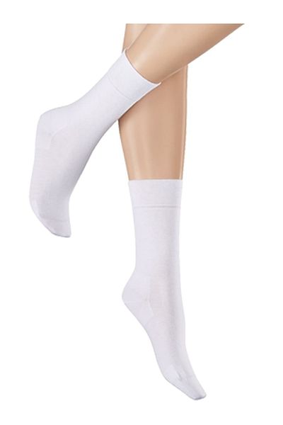 Hudson Relax Cotton Double Damen Strumpf – Komfortbund Einfarbig Socken