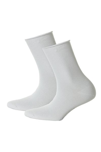 Hudson 2 Paar Damen Socken - Only 2-Pack, Strumpf, Rollrand, Einfarbig
