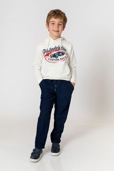 incity Boy's Navy Blue Trousers
