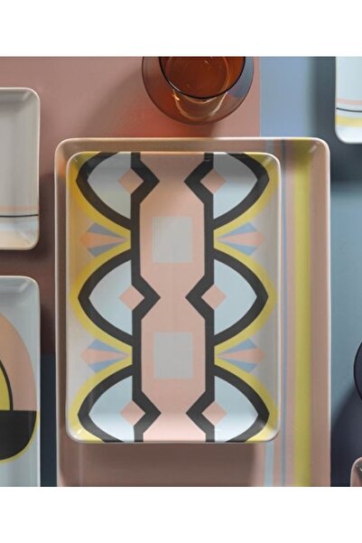 Kütahya Porselen Art Deco 6’lı Pasta Ikram Tabağı 10876 Desen