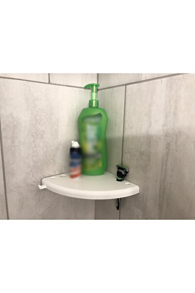 TuransoyCraft Köşe Duş Içi Raf Şampuanlık Sabunluk
