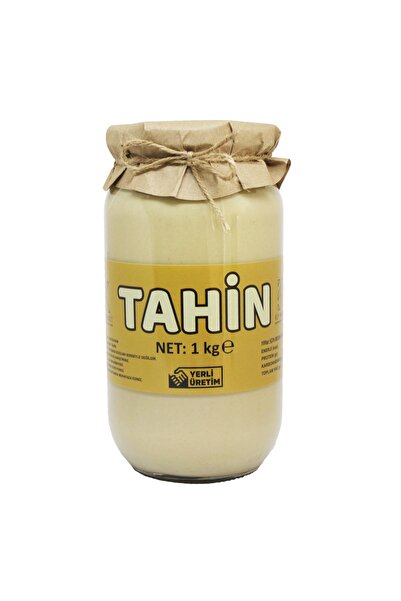 KEY Market Laçoko 1 kg Natural Tahini - Vegan Sesame - Without Sugar and Additives