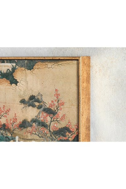 English Home Tablou Japonez 2, 31x26 cm, Auriu