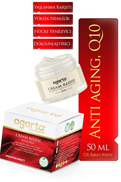 Agarta Yaşlanma Kırmızı Reishi Mantarı Kremi 50 Ml X2 Adet
