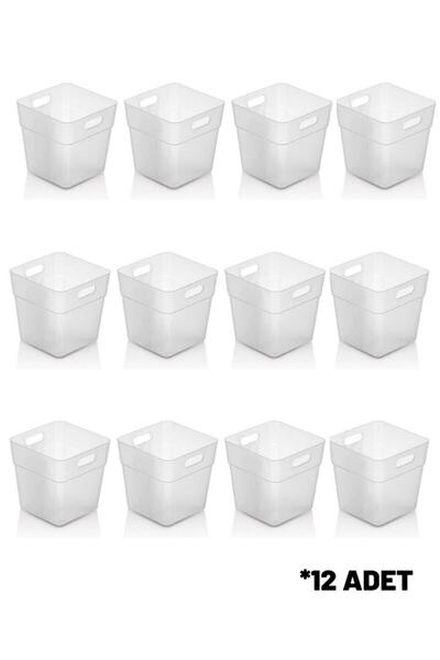 KÜÇÜK EW Set of 12 Refrigerator and Door Organizer Organizer Box