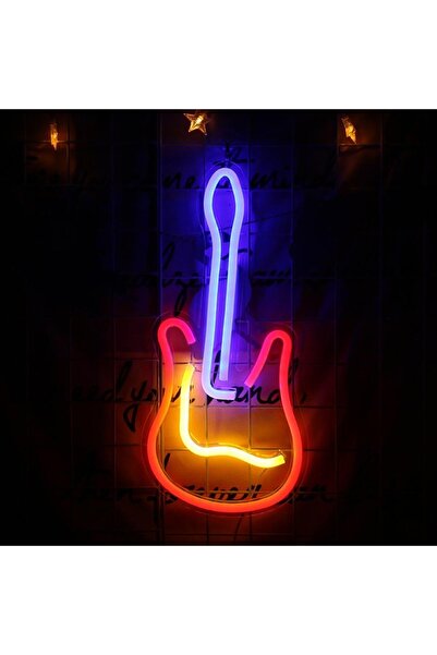 Extremmotif Gitar Neon,neon Tabela,duvar Süsü
