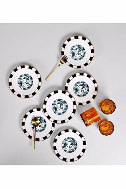 Porland طبق مسطح بالمز 16 سم، طقم 6 قطع 04alm005178