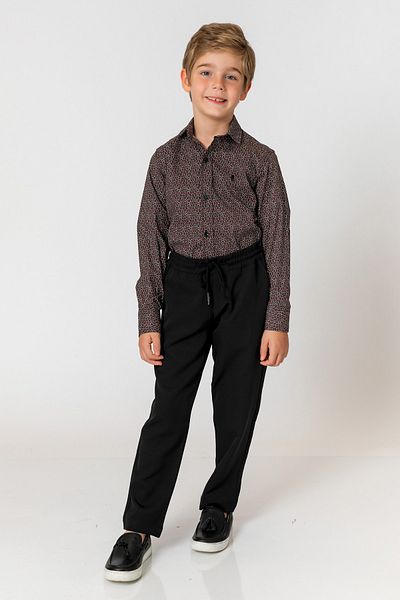 incity Boy's Black Trousers