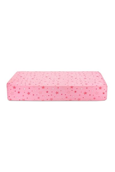 BabyMeva Baby Meva Fitted Pink Star Baby Bed Sheet