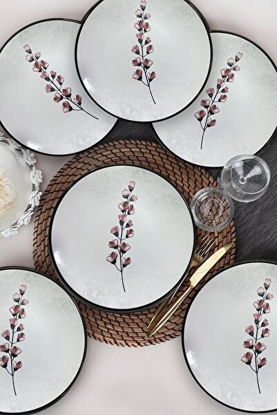 Keramika Sakura 14 Piece Breakfast Set for 6 People