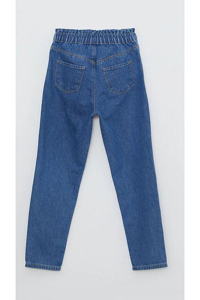 LC Waikiki Pantaloni de jeans pentru fete LCW Kids Indigo Cotton Basic