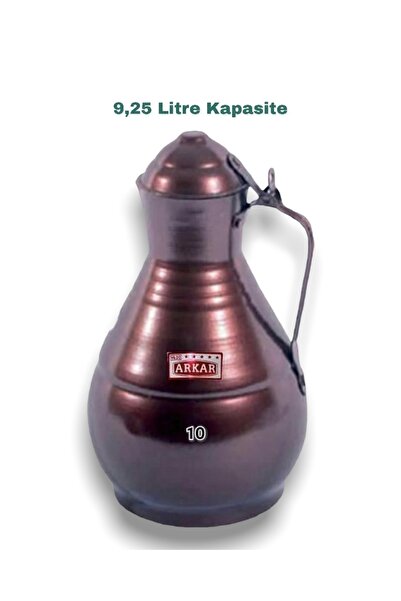 YILDIZ ARKAR Alüminyum Boyalı Tombik Güğüm Ibrik 9,25 Litre No 10